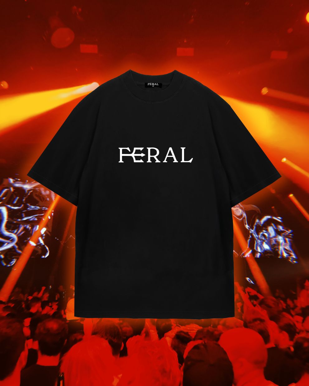 FERAL BLACK ESSENTIALS TEE – FERAL CLOTHING