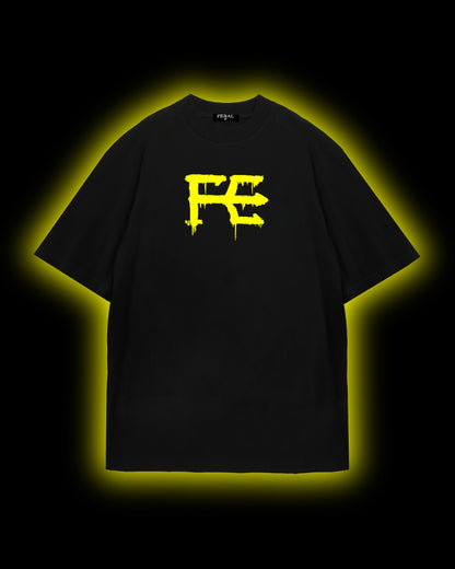 CULT-TEE GRAFFITI YELLOW DRIP