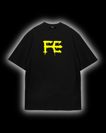 CULT-TEE GRAFFITI YELLOW DRIP