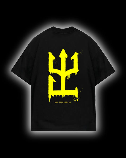 CULT-TEE GRAFFITI YELLOW DRIP