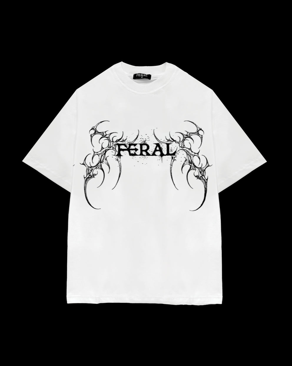 FERAL SIGILISM TOP - Premium White Oversized Tee | Feral – FERAL CLOTHING