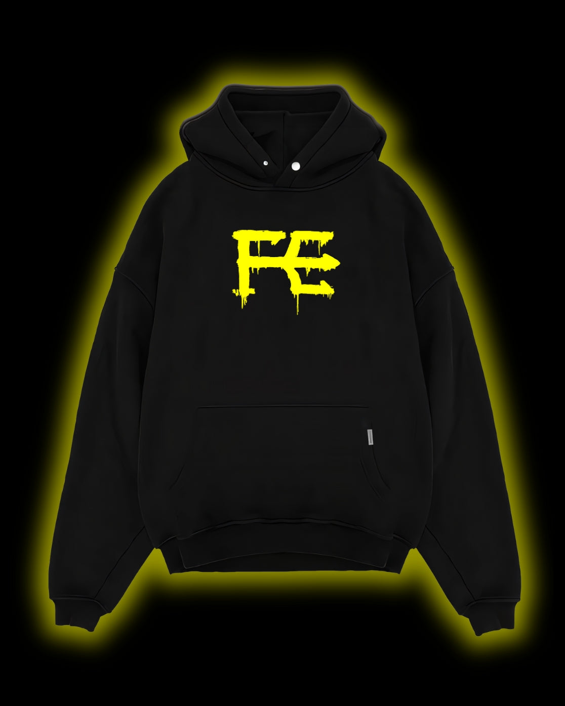 CULT GRAFFITI YELLOW DRIP HOODIE