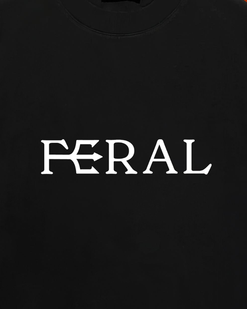 Feral Black Essentials Tee Feral Clothing 