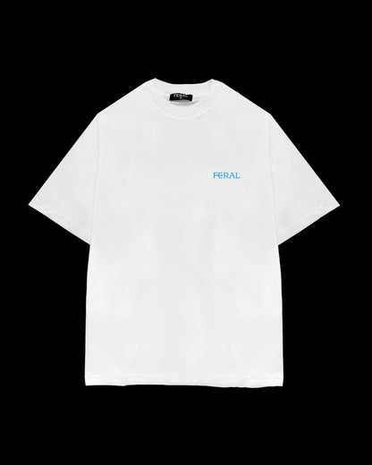 WHITE ONLY TECHNO TEE