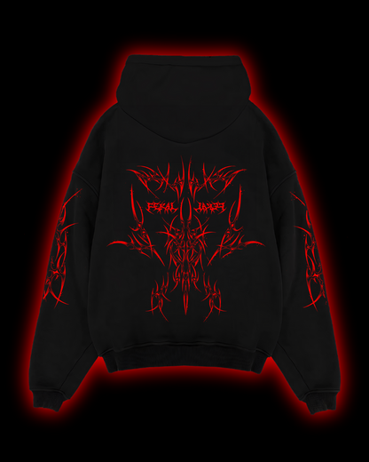 ROGUE CHAOS HOODIE RED