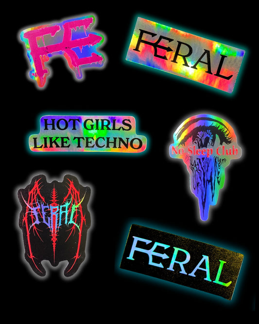 FERAL STICKER PACK