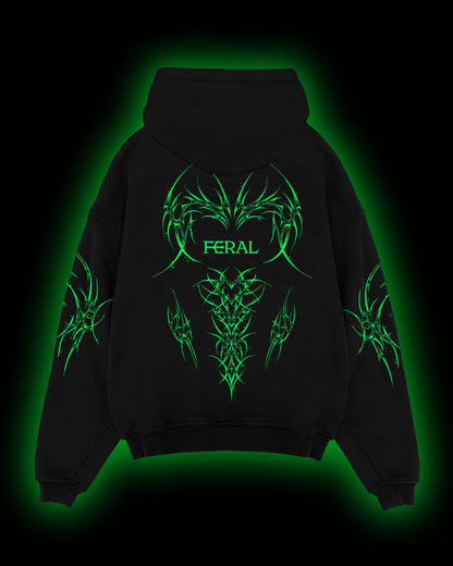 ROGUE ZIP HOODIE NEON GREEN