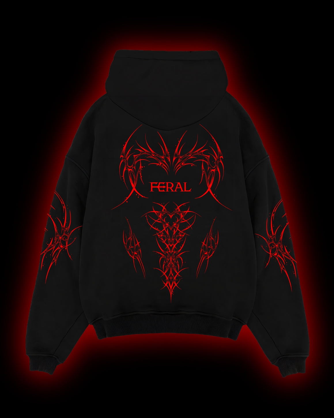 ROGUE ZIP HOODIE RED