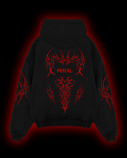 ROGUE ZIP HOODIE RED