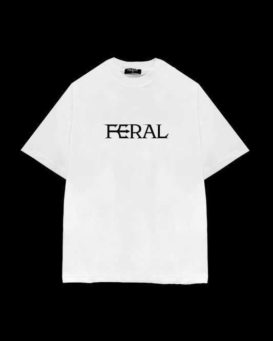 FERAL WHITE ESSENTIALS T-Shirt